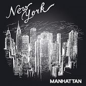 picture of industrial  - hand drawn new york architecture - JPG 