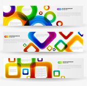 stock photo of web  - Colorful Abstract Banner - JPG 