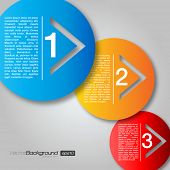 stock photo of step  - Next Step Arrow Circles  - JPG 