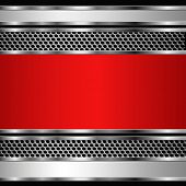 foto of illustration  - Abstract metallic business background - JPG 