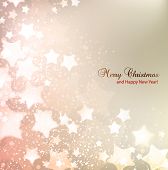 picture of illustration  - Elegant Christmas background with stars and place for text - JPG 