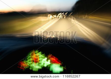Poster: Dangerousd Drunk Or Tired Driver