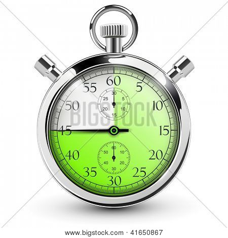 Picture or Photo of 45 seconds stop watch.
