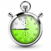 foto of watch  - 45 seconds stop watch - JPG 