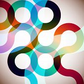 stock photo of backdrop  - Rainbow Circles - JPG 
