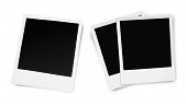 image of  photo  - Blank old photo frames isolated on white background - JPG 
