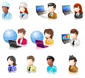 image of people  - Various People Userpic Glossy IconSet - JPG 