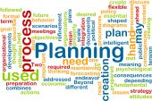 picture of meeting  - Word cloud concept illustration of planning process - JPG 