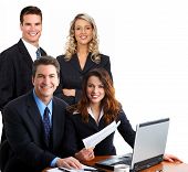 picture of business people  - business people working with laptop - JPG 