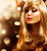 pic of blond  - Blond Fashion Girl - JPG 
