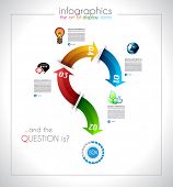 foto of globe  - Infographic design  - JPG 