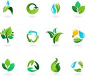 image of nature  - Nature and environment icon set - JPG 
