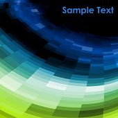 picture of blue  - Blue and green vector mosaic background - JPG 