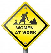 stock photo of equality  - women at work - JPG 