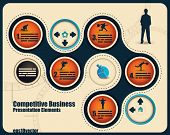 pic of business concept  - Abstract business presentation with space for text and different elements - JPG 