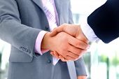 foto of handshake  - handshake in office - JPG 