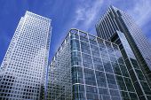 image of buildings  - Commercial buildings of modern architecture in London - JPG 