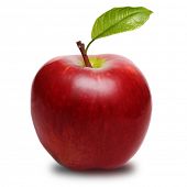 picture of objects  - Red apple isolated - JPG 