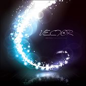 stock photo of future  - Vector Abstract Lights Effect - JPG 