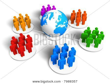 Poster: Global communication concept