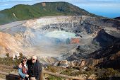 foto of seep  - Retired American couple visit Poas Volcano National Park in Costa Rica - JPG 