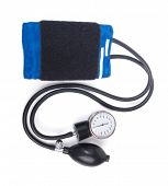 stock photo of pressure  - Blood pressure isolated on white background - JPG 