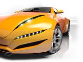 picture of sports  - Sports car isolated on white background - JPG 
