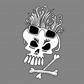 picture of sculling  - Graffiti art illustration - JPG 