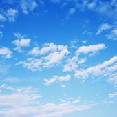 foto of blue sky  - Blue sky with white clouds - JPG 