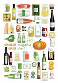 stock photo of food  - Organic food set - JPG 