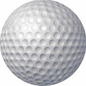 picture of golf  - 2 D computer illustration gradient fill only - JPG 