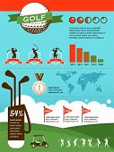 pic of golf  - Golf vector infographics - JPG 