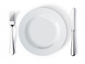 foto of setting  - Place setting with plate - JPG 