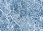 stock photo of marble  - SEAMLESS ice blue marble material - JPG 