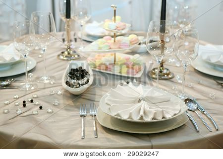 Table Setting For Elegant Wedding Dinner Poster Id 29029247 Table Setting For Elegant Wedding Dinner Poster